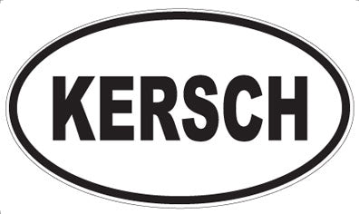KERSCH - Oval Magnet