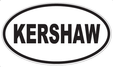 KERSHAW - Oval Magnet