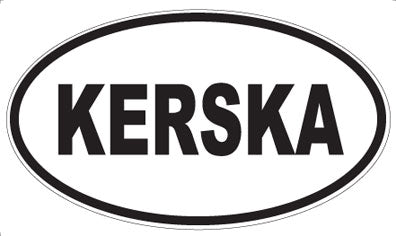 KERSKA - Oval Magnet