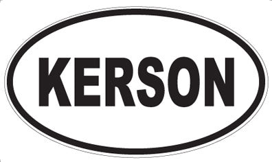 KERSON - Oval Magnet
