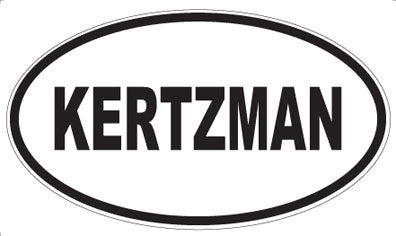 KERTZMAN - Oval Magnet