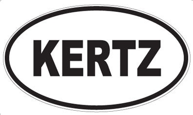 KERTZ - Oval Magnet