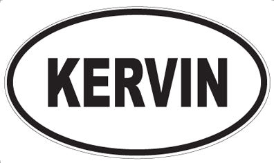 KERVIN - Oval Magnet