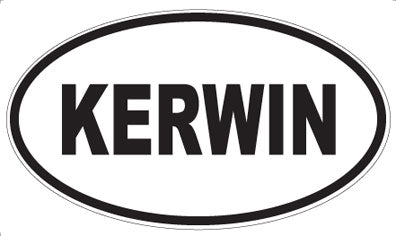 KERWIN - Oval Magnet