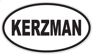 KERZMAN - Oval Magnet