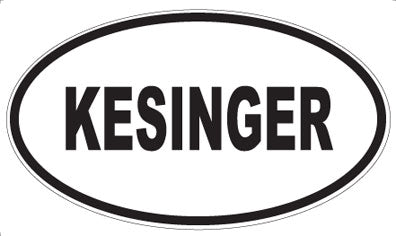 KESINGER - Oval Magnet