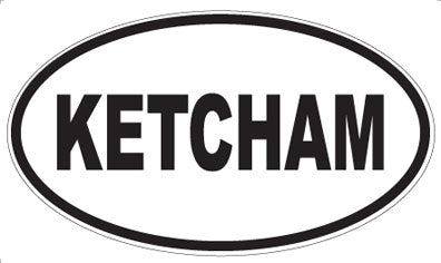 KETCHAM - Oval Magnet