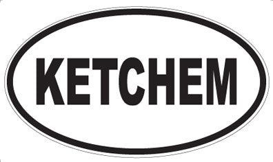 KETCHEM - Oval Magnet