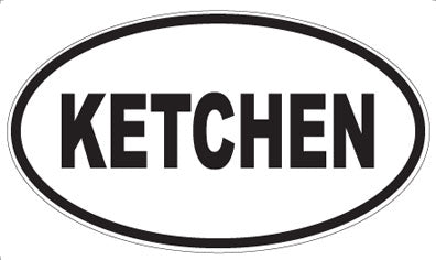KETCHEN - Oval Magnet