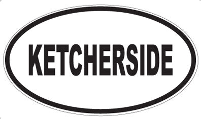 KETCHERSIDE - Oval Magnet
