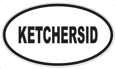 KETCHERSID - Oval Magnet