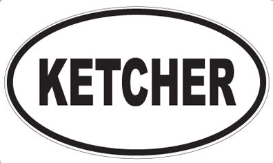 KETCHER - Oval Magnet