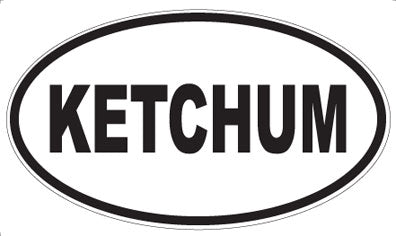 KETCHUM - Oval Magnet