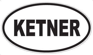 KETNER - Oval Magnet