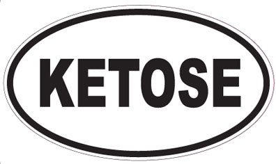 KETOSE - Oval Sticker