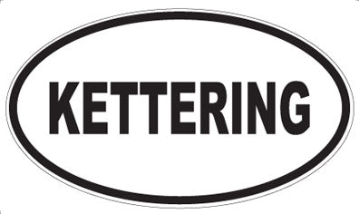 KETTERING - Oval Magnet