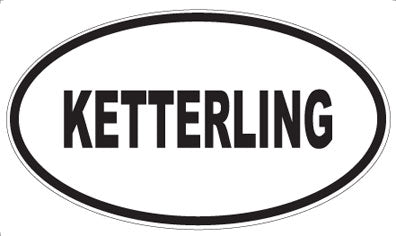 KETTERLING - Oval Magnet