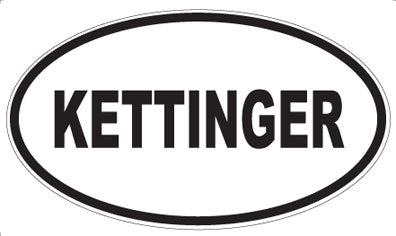 KETTINGER - Oval Magnet