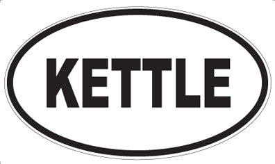 KETTLE - Oval Magnet