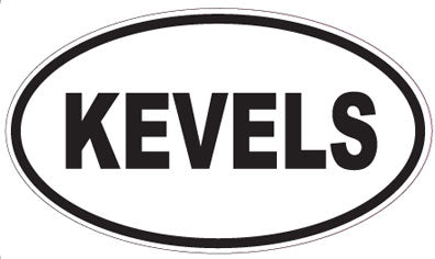 KEVELS - Oval Sticker