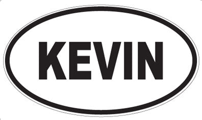KEVIN - Oval Magnet