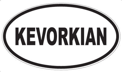 KEVORKIAN - Oval Magnet