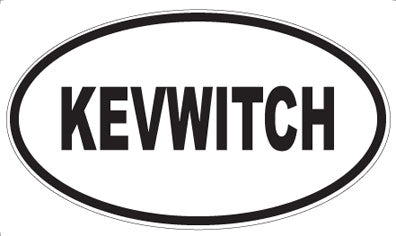 KEVWITCH - Oval Magnet