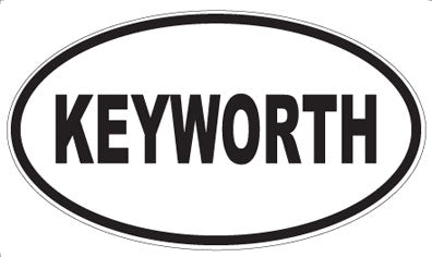 KEYWORTH - Oval Magnet