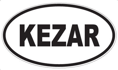 KEZAR - Oval Magnet