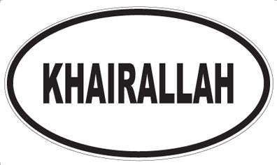 KHAIRALLAH - Oval Magnet