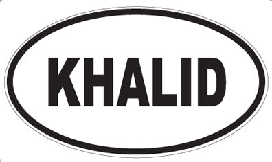 KHALID - Oval Magnet