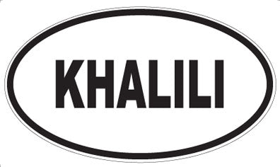 KHALILI - Oval Magnet