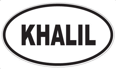 KHALIL - Oval Magnet