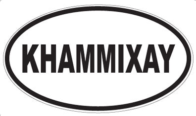 KHAMMIXAY - Oval Magnet
