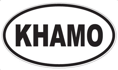KHAMO - Oval Magnet