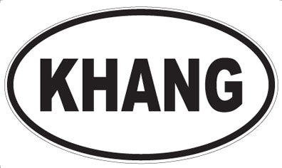 KHANG - Oval Magnet