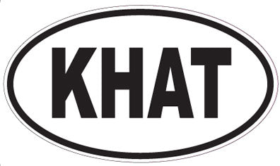 KHAT - Oval Sticker