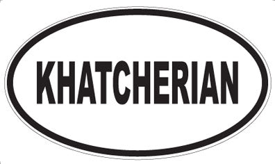 KHATCHERIAN - Oval Magnet