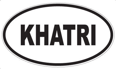 KHATRI - Oval Magnet