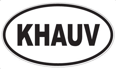 KHAUV - Oval Magnet