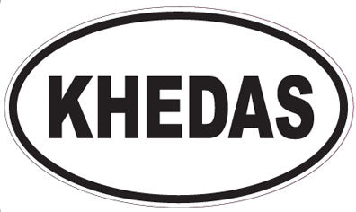 KHEDAS - Oval Sticker