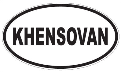 KHENSOVAN - Oval Magnet