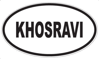 KHOSRAVI - Oval Magnet