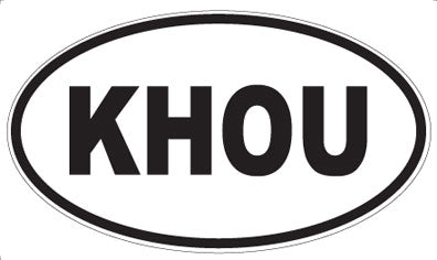 KHOU - Oval Magnet