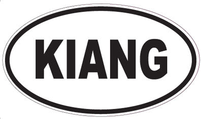 KIANG - Oval Magnet