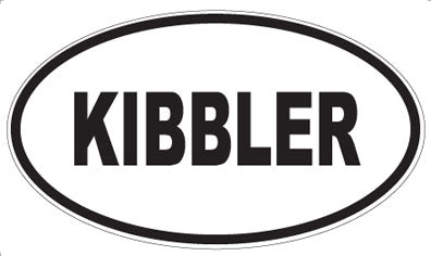 KIBBLER - Oval Magnet