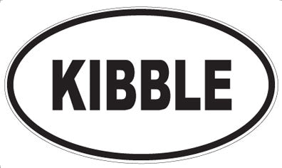 KIBBLE - Oval Magnet