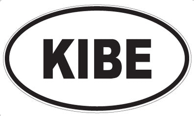 KIBE - Oval Magnet