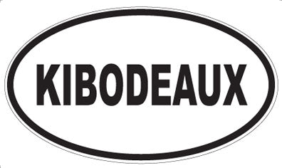 KIBODEAUX - Oval Magnet