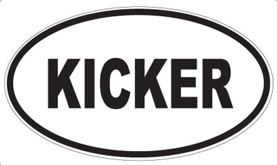 KICKER - Oval Magnet